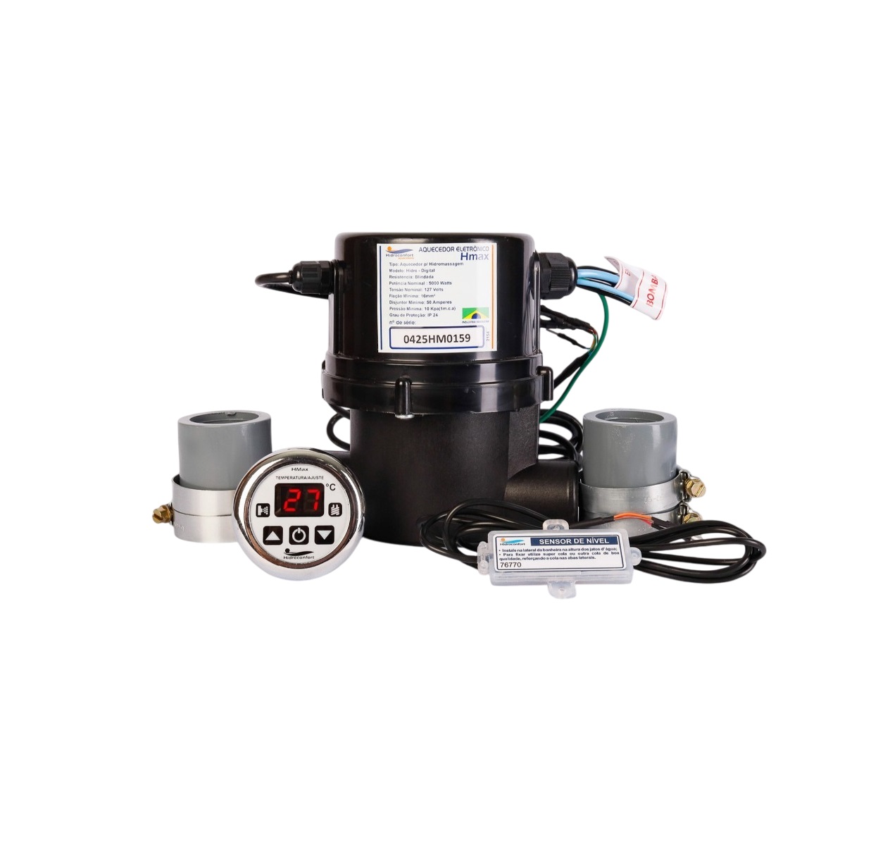Aquecedor Elétrico Digital Hidroconfort 5000w 220v