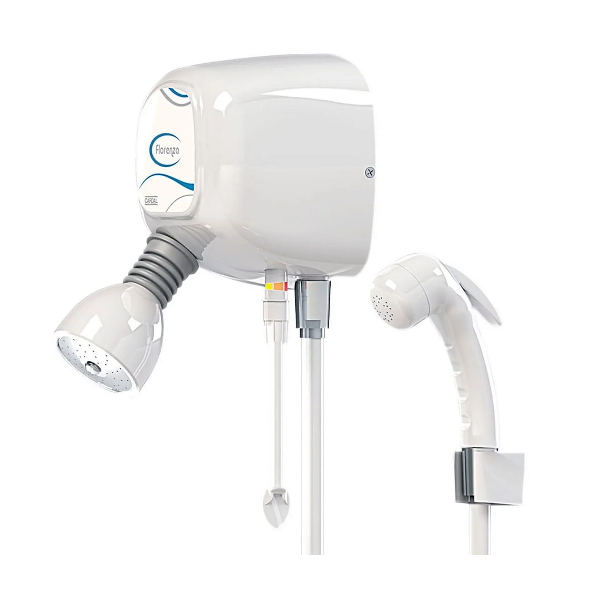 Chuveiro Elétrico Parede Cardal Florenza Branco 7800w 220v