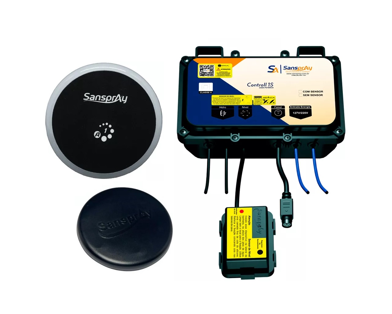 Acionador Eletrônico C/ Sensor De Nivel Sanspray
