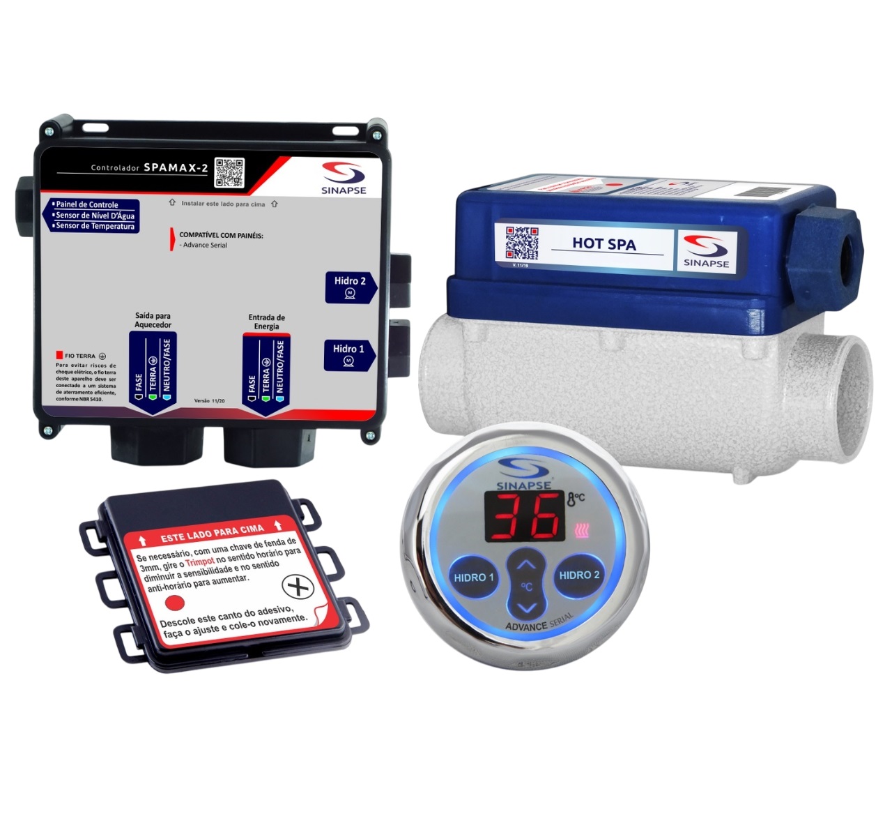 Aquecedor Banheira Sinapse Advance Serial – 8000w / 220v