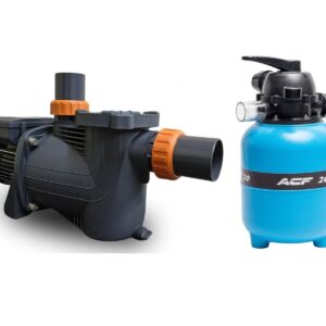 Motobomba Pré Filtro 1/3cv - bivolt P/ Piscina + Filtro de areia Acf20