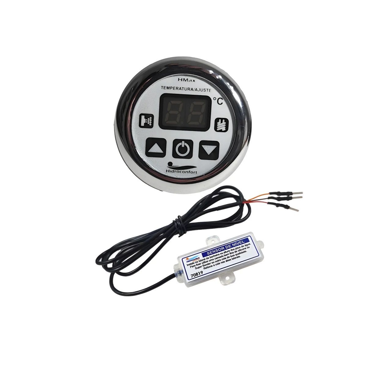Painel Marcador Temperatura E Sensor Nivel Hidroconfort/get